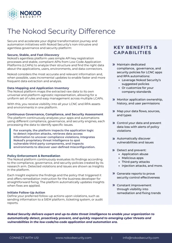 Nokod Solution Brief Image 2