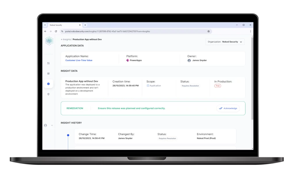 Security and compliance Insights